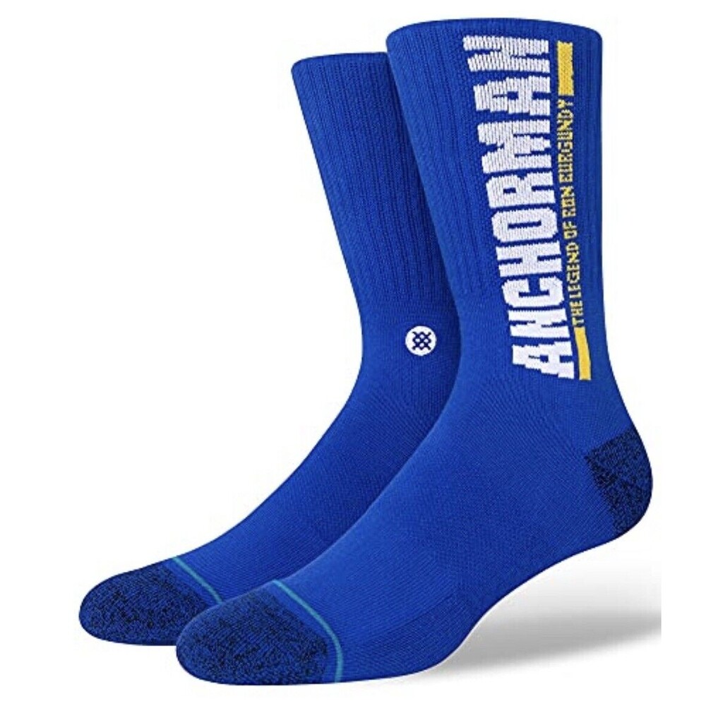 Stance Anchorman The Legend Crew Height Casual Socks Unisex Medium 6-8.5 NWT